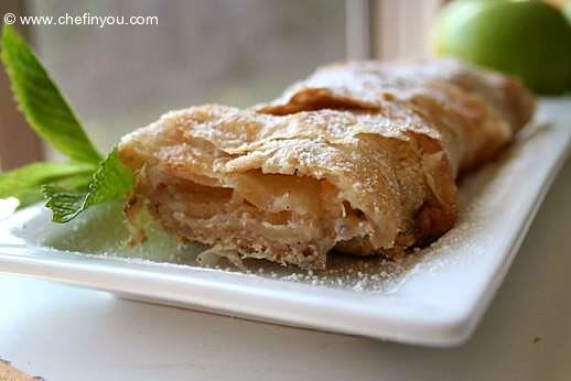 Traditional Austrian Apple Strudel