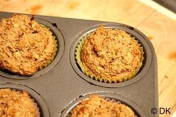 Apple Bran Muffins - Eggless