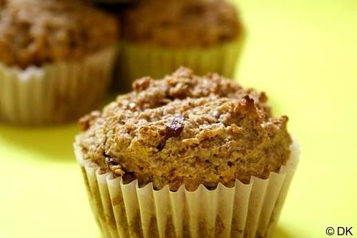 Apple Bran Muffins - Eggless