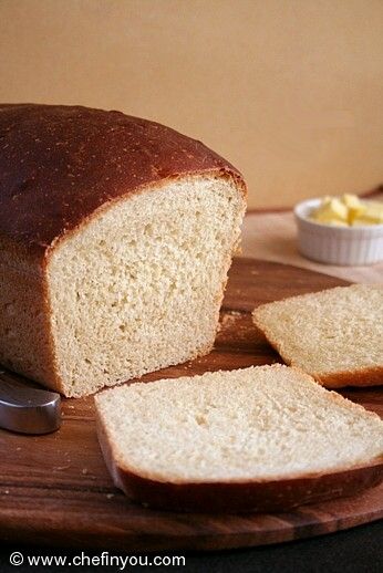 Sandwich Bread (Light) - CooksInfo