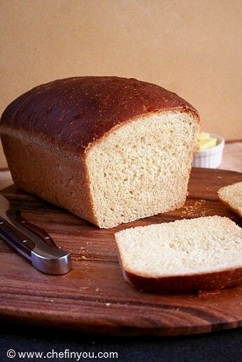 Homemade White Bread Recipe | American Sandwich Bread Recipe