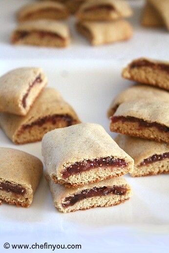 Healthy Fig newtons Recipe | Whole wheat Baking Recipes