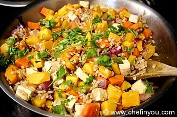 Barley Risotto with Butternut Squash