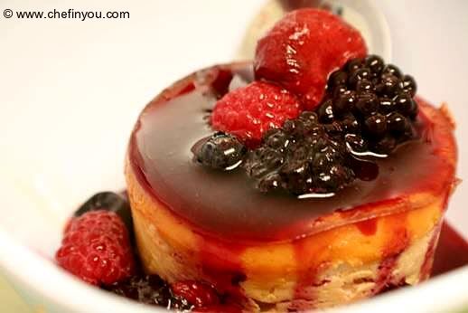 Baked Ricotta Cakes with Berries