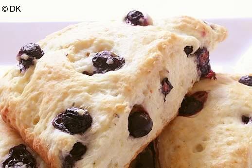 Blueberry Scones with sour Cream