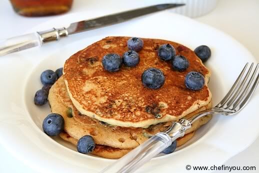 American Blueberry Pancakes