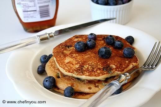 Blueberry Buttermilk Pancakes