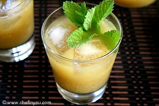 Spiced Green Mango Juice Recipe | Mango Recipes