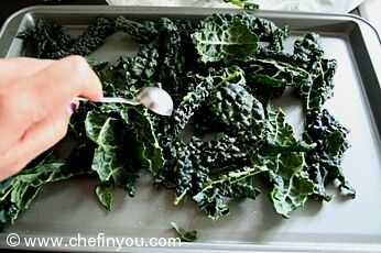 Oven Baked Raw Kale Chips Recipe | Kale Recipes