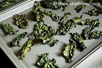 Oven Baked Raw Kale Chips Recipe | Kale Recipes