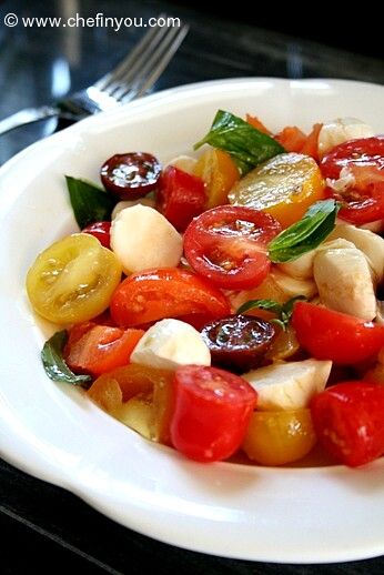 Tomato, Mozzarella and Basil Salad