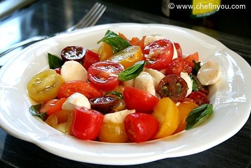 Tomato, Mozzarella and Basil Salad