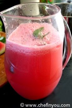 Summer Drink Recipes | Watermelon Juice Recipe