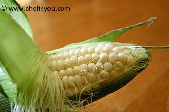 Grilled Corn,Black bean and Mayocoba salad