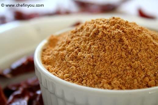 Dosa Milaga Podi/Idli chutney powder