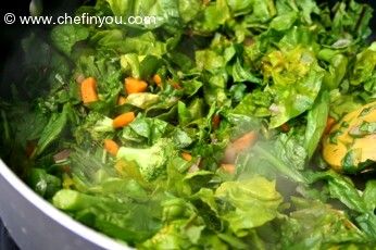 Mixed Greens and Kamut Pilaf