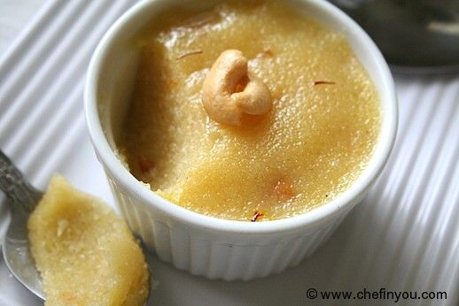 Rava Kesari Recipe, Sooji (Suji) Halwa, Semolina Pudding 