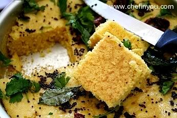 Indian Khaman Dhokla