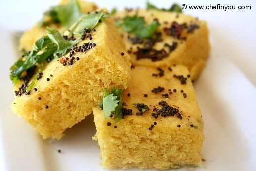 pictures of dhokla