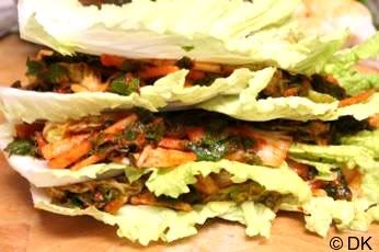 Korean Baechu Kimchi (chinese cabbage kinchee)