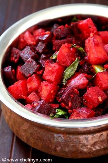 Golden and Red Beets Recipe | Simple Indian Recipes