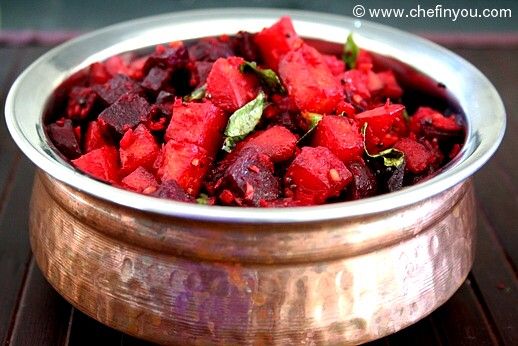 Golden and Red Beets Recipe | Simple Indian Recipes