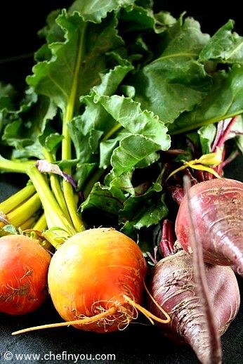 Beetroot Greens Curry with Green Garlic Recipe | Simple Indian Recipes