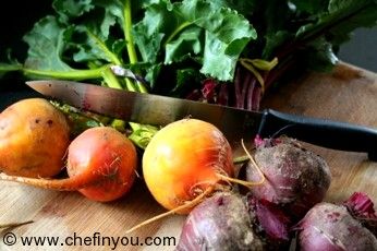 Beetroot Greens Curry with Green Garlic Recipe | Simple Indian Recipes