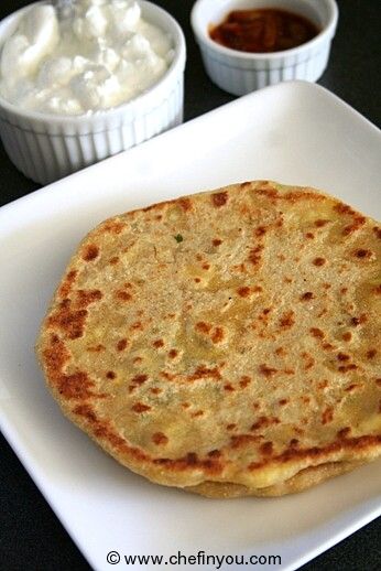 Green Garlic and Cheese Paratha | Indian Flatbread with Ricotta Cheese