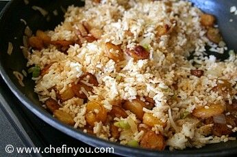 Easy Rice recipe with fried potatoes | Simple Rice Recipes