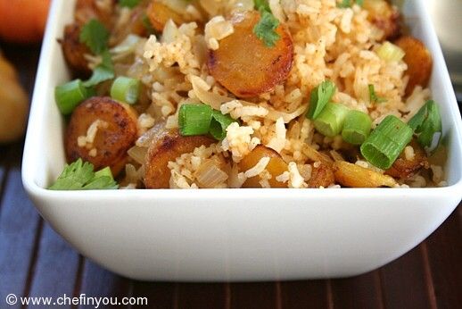 Easy Rice recipe with fried potatoes | Simple Rice Recipes