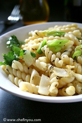 Pasta with Garlic Recipe | Green Garlic Recipes 