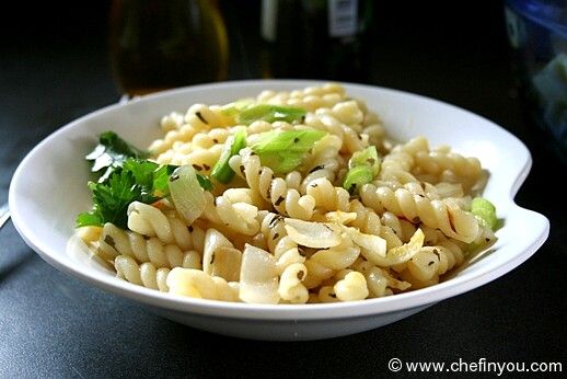 Pasta with Garlic Recipe | Green Garlic Recipes 