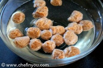 Nutrela Soy chunks (TVP) Recipe | Green Garlic Recipes
