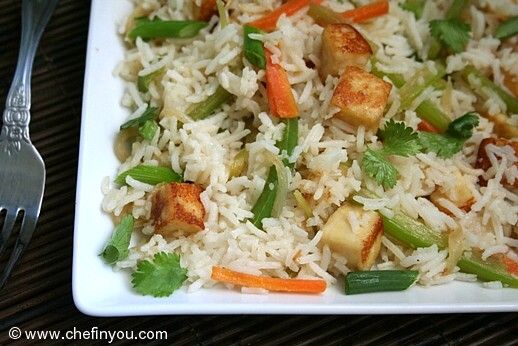 Easy Fried Rice with Paneer Recipe | Paneer Recipes