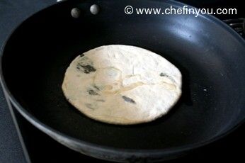 Indian Flatbread with Purple Potatoes and Cauliflower Recipe