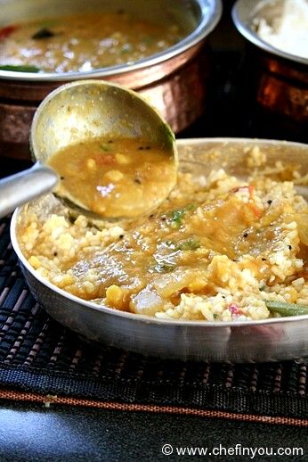 How to make Sambar Rice | Sambhar Sadam Recipe