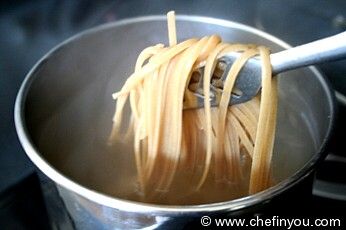 Lemon linguine Pasta Recipe with Mascarpone Cheese sauce