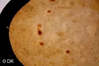 Oats roti/flatbread using Oats flour and Oat bran