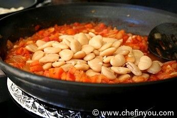 Butter Beans Recipe with Tomatoes