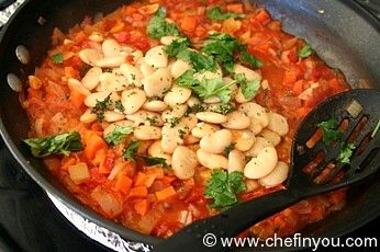 Butter Beans Recipe with Tomatoes