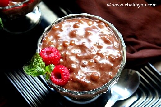 Low calorie healthy Tapioca Pudding Recipe
