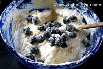Low calorie Blueberry Yogurt Cake Recipe