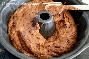 Eggless Chocolate Pound Cake Recipe