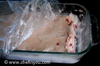 Easy ice cream with fresh strawberries Recipe