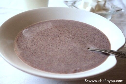 Ragi Malt Recipe (Raagi Porridge, Kanji, Ganji) | Finger Millet recipes