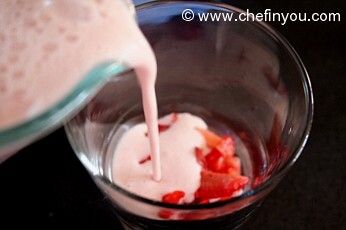 Starbucks Styled Strawberry and Creme | Strawberry Milkshake Recipe
