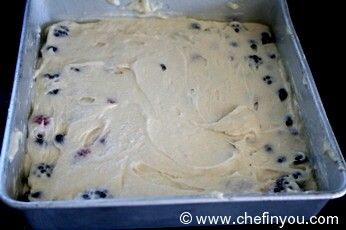 Blueberry, Blackberry, Raspberry Coffee Cake Recipe