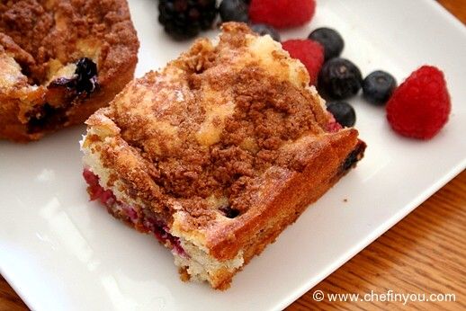 berry coffee cake