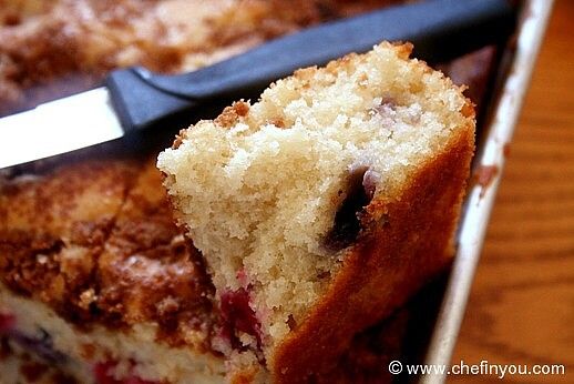 Blueberry, Blackberry, Raspberry Coffee Cake Recipe